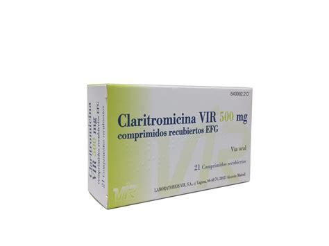 Claritromicina Vir Efg Laboratorios Vir