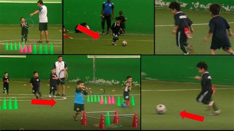 Clases de fútbol Ejercicios de fútbol para niños: técnicas ...