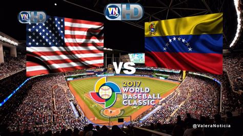 Clásico Mundial de Beisbol 2017   Venezuela vs Estados ...