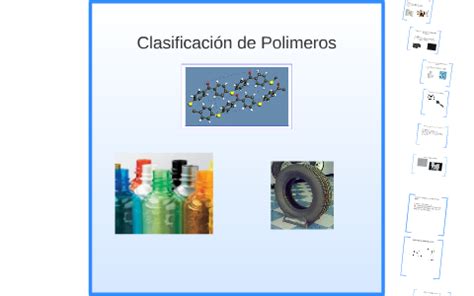 Clasificación de Polimeros by