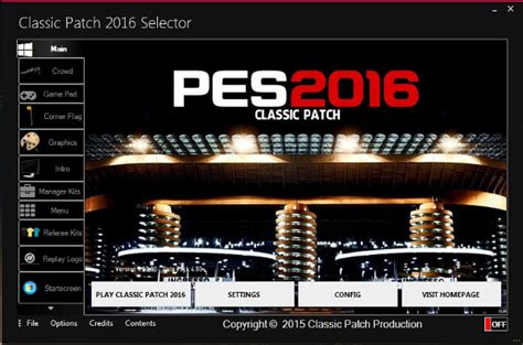 Classic Patch v1.00 PES 2016