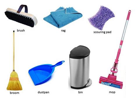 cleaning items | English vocabulary, Learn english vocabulary ...