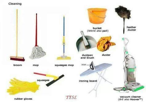 Cleaning tools vocabulary #ingles | Languages | Vocabulario en ingles ...