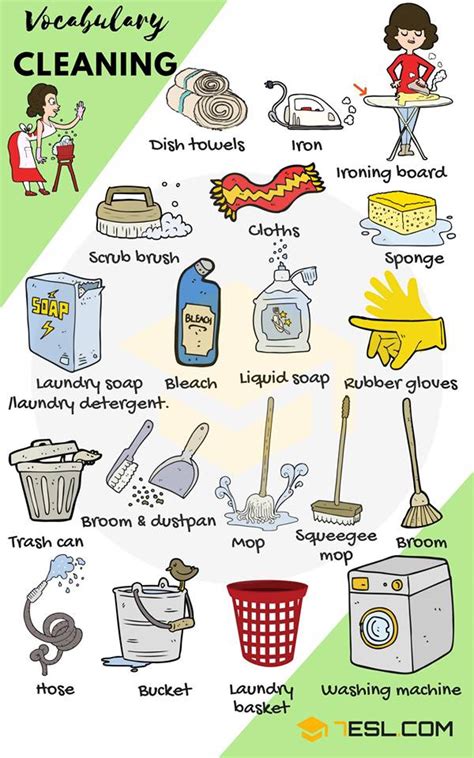 Click on: CLEANING & OTHER HOUSEHOLD CHORES