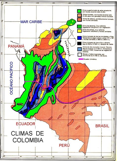 Clima de Colombia   Mundo Hispánico