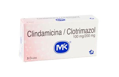 Clindamicina Clotrimazol Mk 100/200Mg Óvulos Caja X3Ovu ...