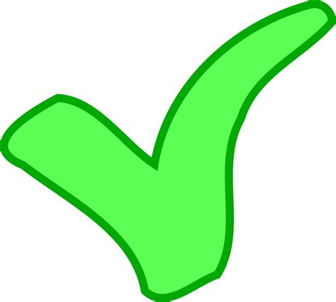 Clipart   green OK / success symbol