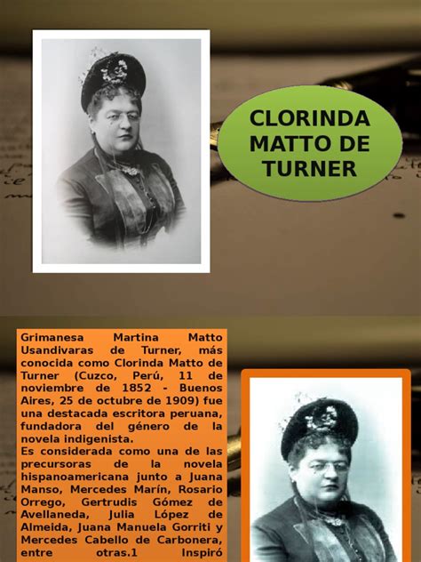 Clorinda Matto de Turner | Personas | Ficción y literatura