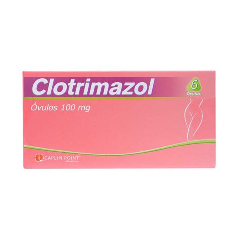Clotrimazol, Óvulos 100 mg   Droguería Carol y Más