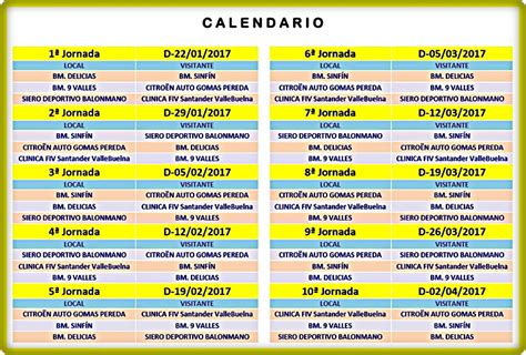 Club Balonmano Pereda: Nuevo calendario de la Primera División Femenina ...