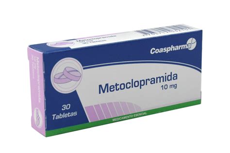COASPHARMA   METOCLOPRAMIDA 10 MG X 30 TABLETAS   GASTROPARESIA