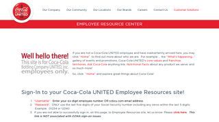 Coca Cola Employee Portal   Find Official Portal