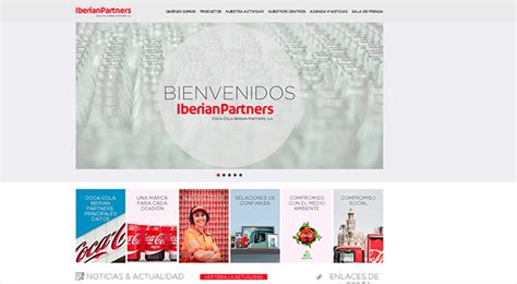 Coca Cola Iberian Partners nueva web