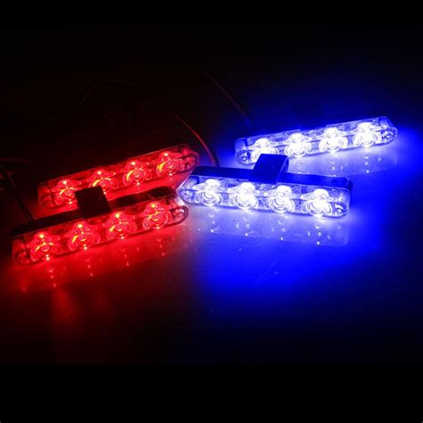 Coche 16 LED policía estroboscópica luz flash Dash lámpara ...