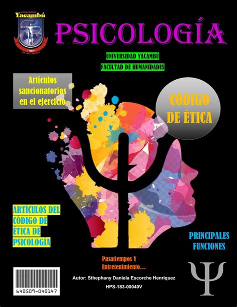 Código de Ética del Psicólogo en Venezuela by sthephanyescorche0301   Issuu