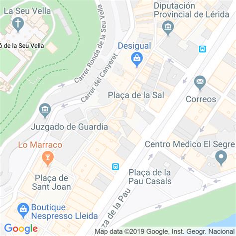 Código Postal calle Clot De Les Monges en Lleida ...