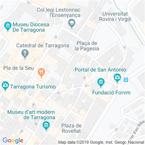 Código Postal calle Coques, Les en Tarragona ...