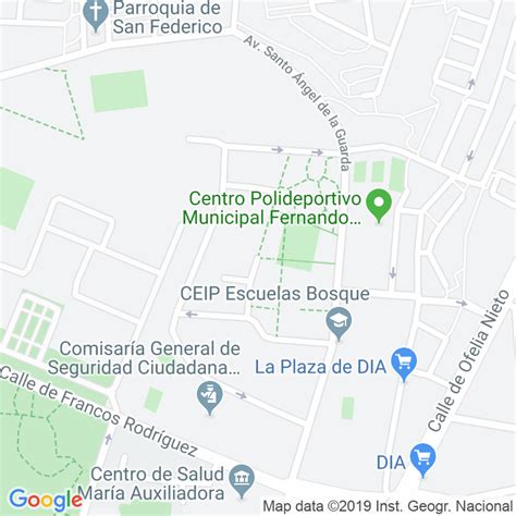 Código Postal calle General Cadenas Campos en Madrid ...