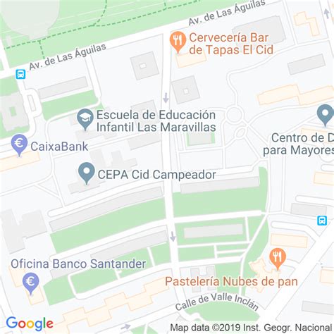Código Postal calle General Garcia Escamez en Madrid ...