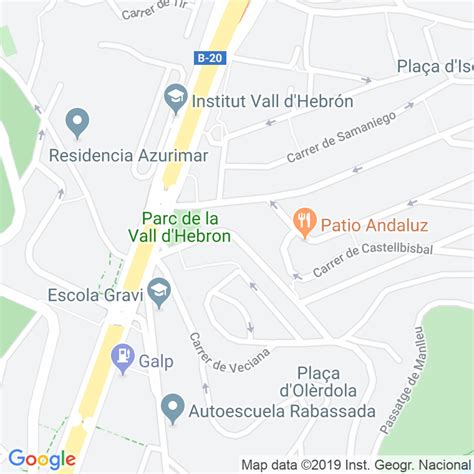 Código Postal calle General Mendoza en Barcelona ...