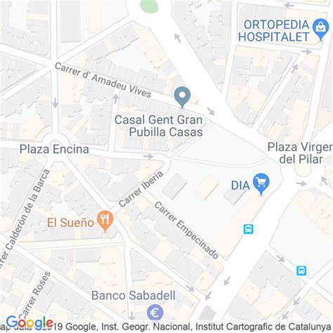 Código Postal calle Iberia en Hospitalet de Llobregat,l ...