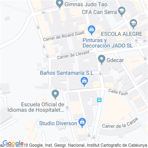 Código Postal calle Sant Carles en Hospitalet de Llobregat ...