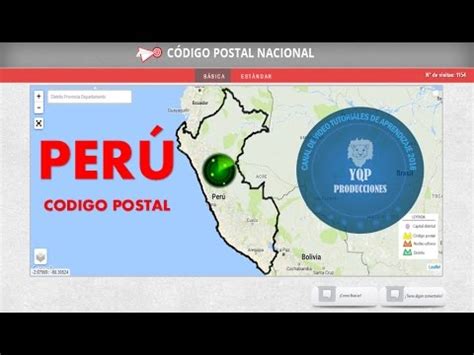 Codigo postal PERU | como saber codigo postal peru 2017 ...