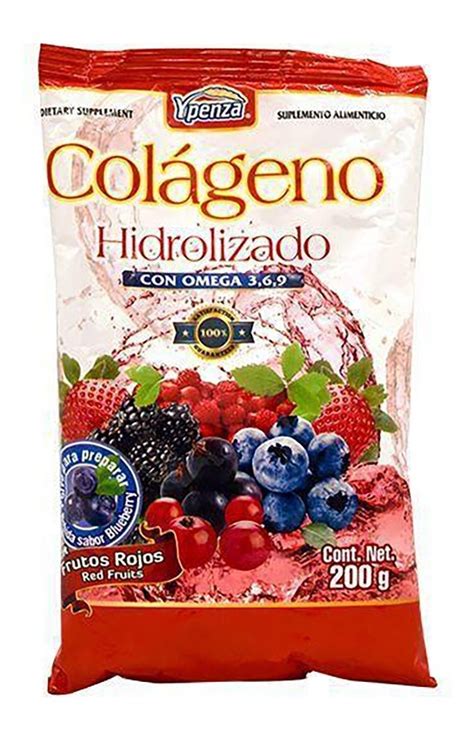 Colágeno Hidrolizado Con Omega 3,6,9 Ypenza 200 Gramos | Mercado Libre