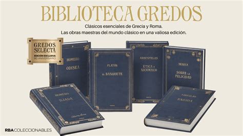 Colección Biblioteca Gredos  80 aniversario  RBA México | Colecciones ...