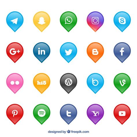 Colección de logotipos de redes sociales | Descargar ...