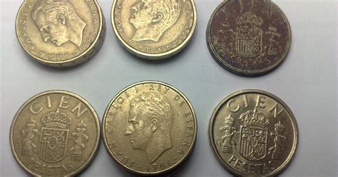 Colección de monedas  en venta : España, cien pesetas, 1982 1990, KM# 826