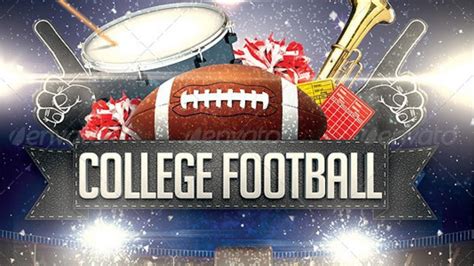College Football Flyer Template Free Download YouTube