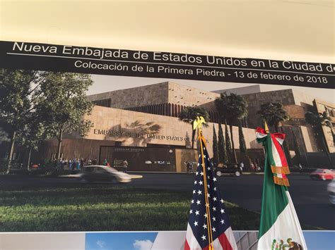 Colocan la primera piedra de la nueva embajada de EUA en ...