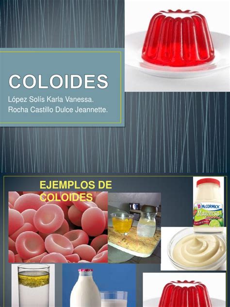 ColoIdes | Coloide | Física y matemáticas | Free 30 day ...