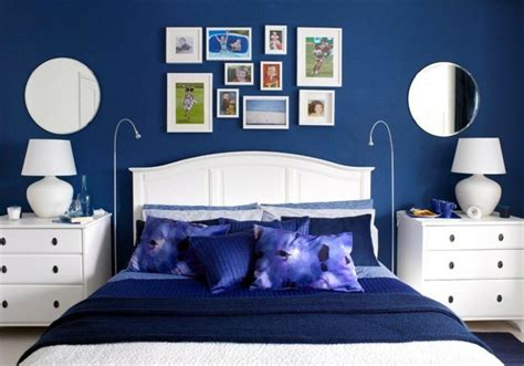 Color azul en las paredes de interior   cincuenta diseños geniales