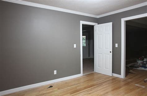 Color scheme | Grey walls white trim, Grey walls, Remodel bedroom