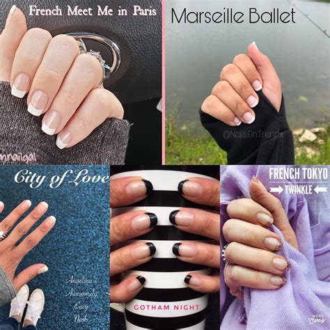 Color Street current French Manicure Line | Color street nails, French ...