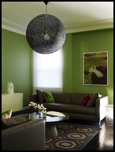 Color verde para la decoración de interiores   25 diseños