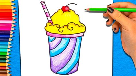 Coloreando un Batido | Dibujar y Colorear Para Niños ...