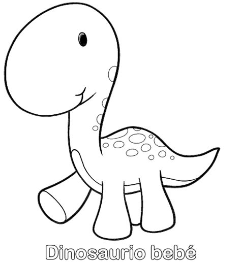 Colorear Dinosaurio bebé | dinos | Pinterest | Clip art, Patterns and Craft