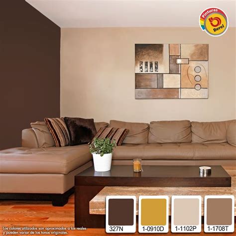 Colores cálidos llenen de confort tu sala! | Colores para sala comedor ...