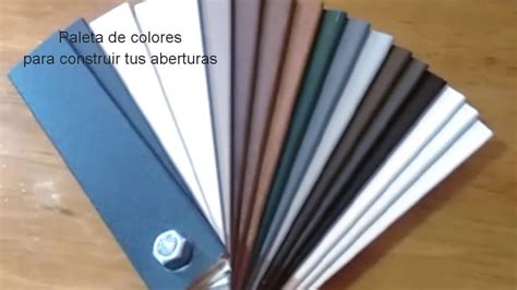 Colores para construir aberturas de aluminio   YouTube