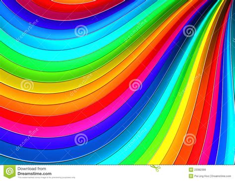 Colorful Abstract Curve Stripe Background Stock ...