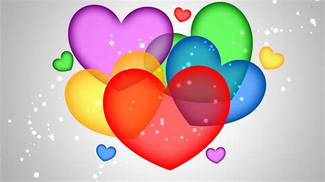Colorful Hearts Wallpapers   Wallpaper Cave
