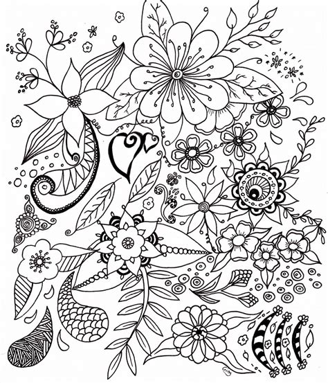 Coloriage De Fleurs De Printemps A Imprimer – Gratuit ...