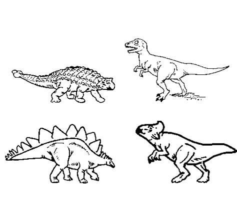 Colorir e Pintar: Colorir Dinossauros
