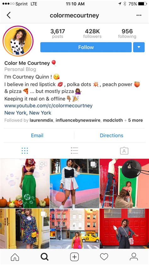 colormecourtney Instagram profile | Cute captions for ...