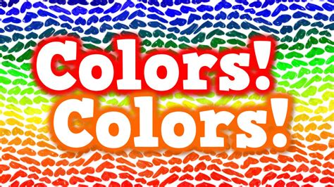 Colors! Colors!  song for kids about basic colors    YouTube