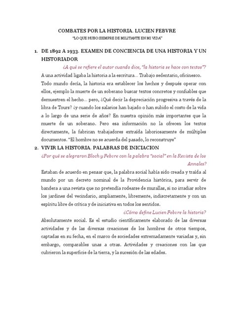 Combates Por La Historia | PDF