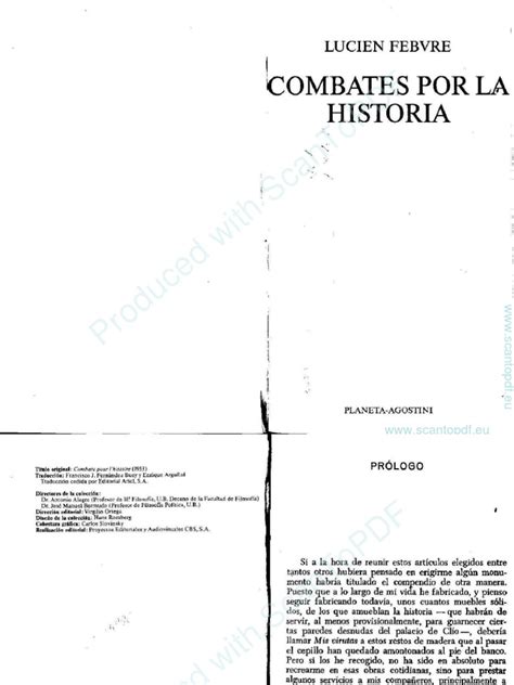 Combates Por La Historia | PDF
